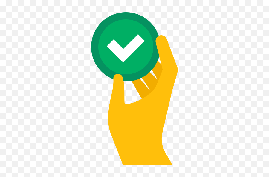 Check Hand Tick Icon - Circle Emoji,Check Emoji Png