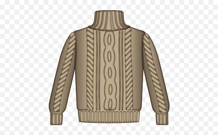 Woollen Turtleneck Sweater - Sweater Emoji,Coat Emoji