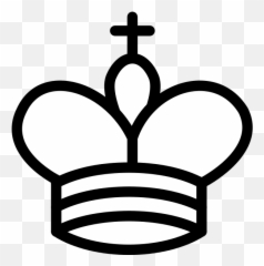 Chess Klt45 - White King Symbol Emoji