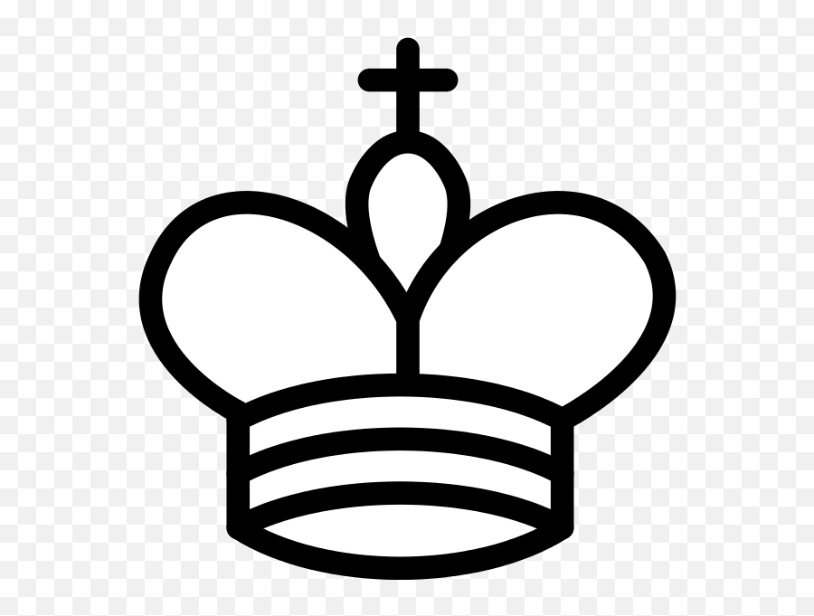 Chess Klt45 - Chess White King Symbol Emoji,Chess King Emoji