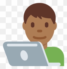 Twemoji2 1f468 - Informaticien Emoji