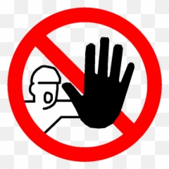 No Id Entry Clipart - Limitations Emoji