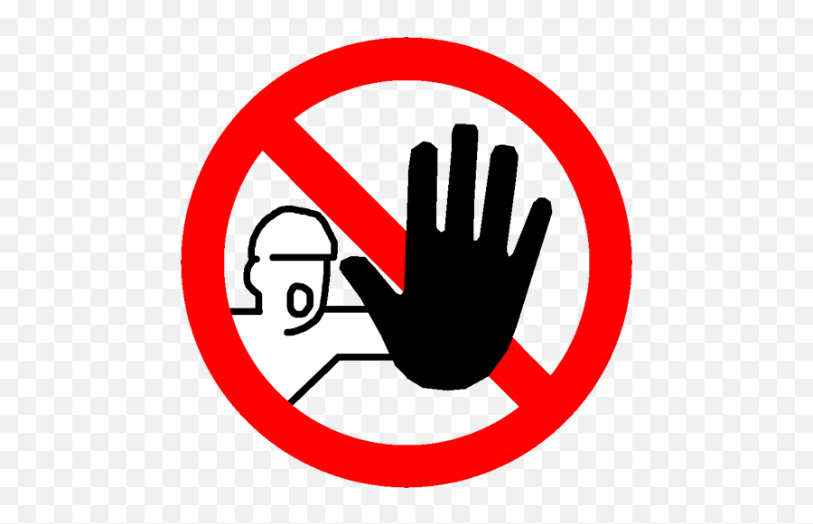 No Id No Entry Clipart - Limitations Clipart Emoji,No Entry Sign Emoji