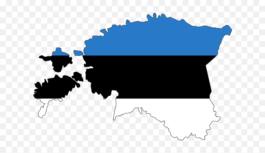 Estonia Map Flag - Estonia Map Flag Emoji,Estonia Flag Emoji