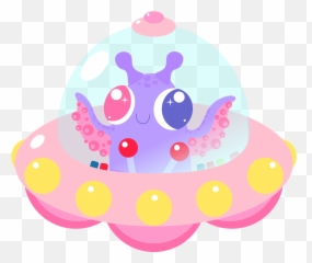 Ufo Saucer Flying Alien Extra - Png Emoji