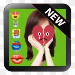 New Smart Photoeditor - Cartoon Emoji,Pounding Heart Emoji