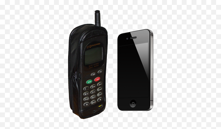 Two Cell Phones - Old And New Cellphone Emoji,How To Get Emojis On Iphone 4s