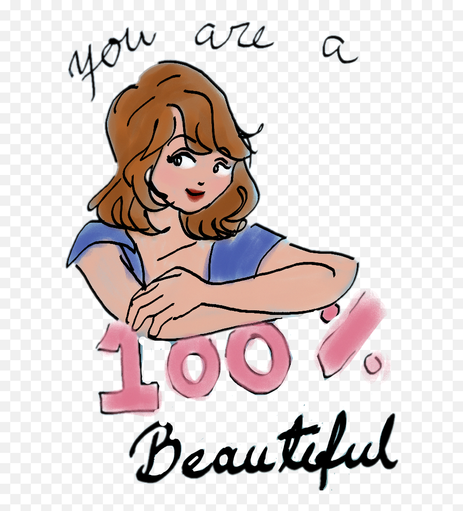 Hundred Percent Beautiful Smile Dibujo - Cartoon Emoji,100 Hundred Emoji