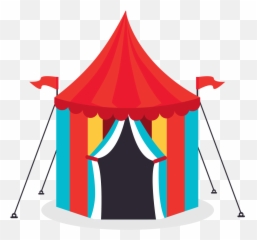 Marquee Clipart Circus Tent Marquee Circus Tent Transparent - Transparent Carnival Tent Png Emoji,Tent Emoji