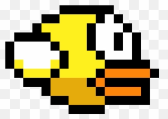 Flappy Bird Pixel Art Pixel Art Maker - Flappy Bird Bird Png Emoji,Bird Emoticon