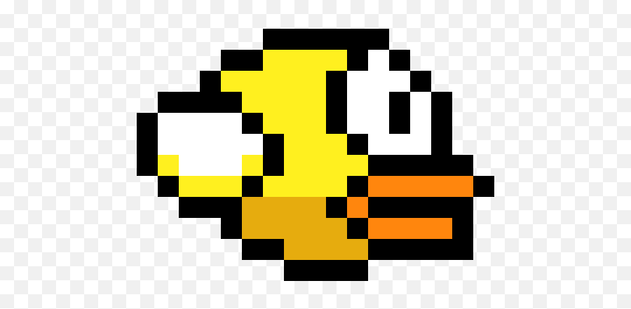 Flappy Bird Pixel Art Pixel Art Maker - Flappy Bird Bird Png Emoji,Bird Emoticon