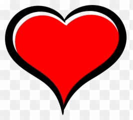 Picture Of A Red Heart - Clipart Emoji