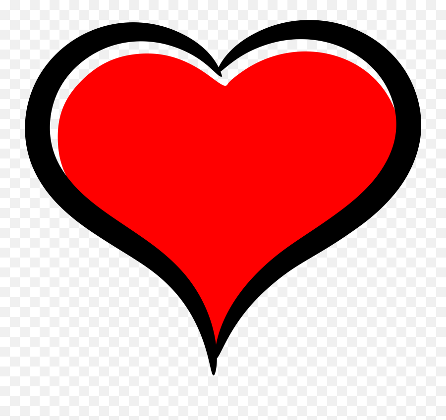 Picture Of A Red Heart - Red Heart Clipart Emoji,Twitter Heart Emoji