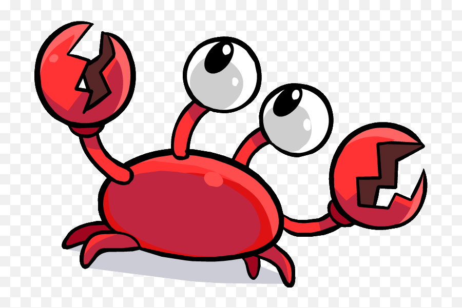 Transparent Crab Cartoon Transparent U0026 Png Clipart Free - Cartoon Crab Png Emoji,Crab Emoticon