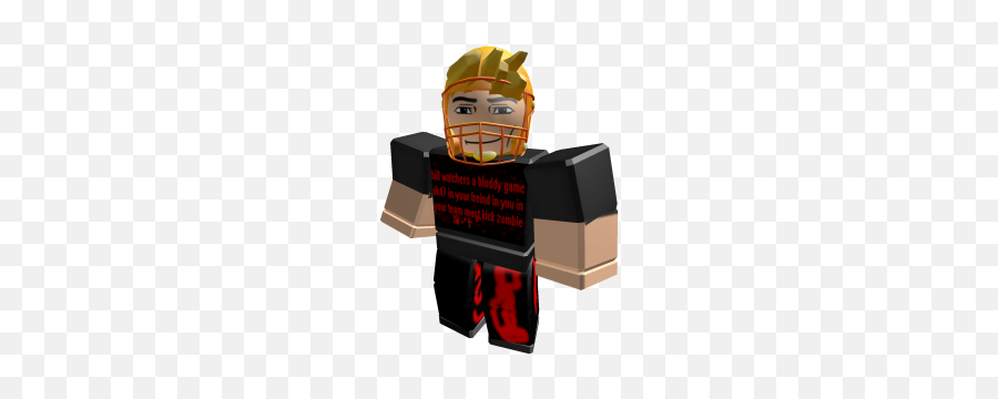 Profile - Blonde Spiked Hair Roblox Emoji,Hockey Mask Emoji