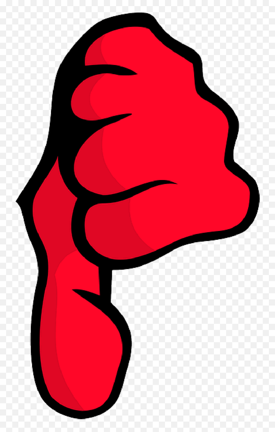 Download Big Red Thumbs Down - Full Size Png Image Pngkit Right And Wrong Clipart Emoji,Big Thumbs Up Emoji