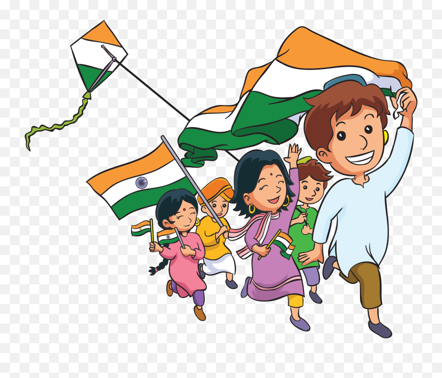 Download - Desh Bhakti Ke Slogan In Hindi Clipart Full Happy Republic Day Cartoon Emoji,Emoji Ke