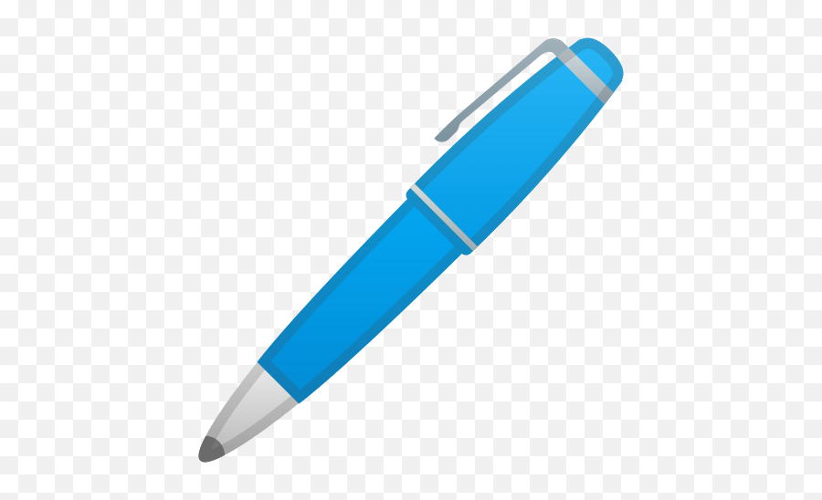 Pen Emoji Meaning With Pictures - Blue Pen Emoji,Memo Emoji