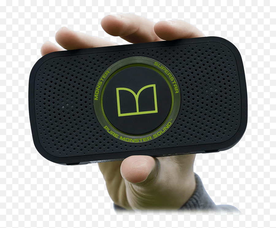 Monster Superstar High Definition Compact Bluetooth Speaker - Gadget Emoji,Finger Snapping Emoji