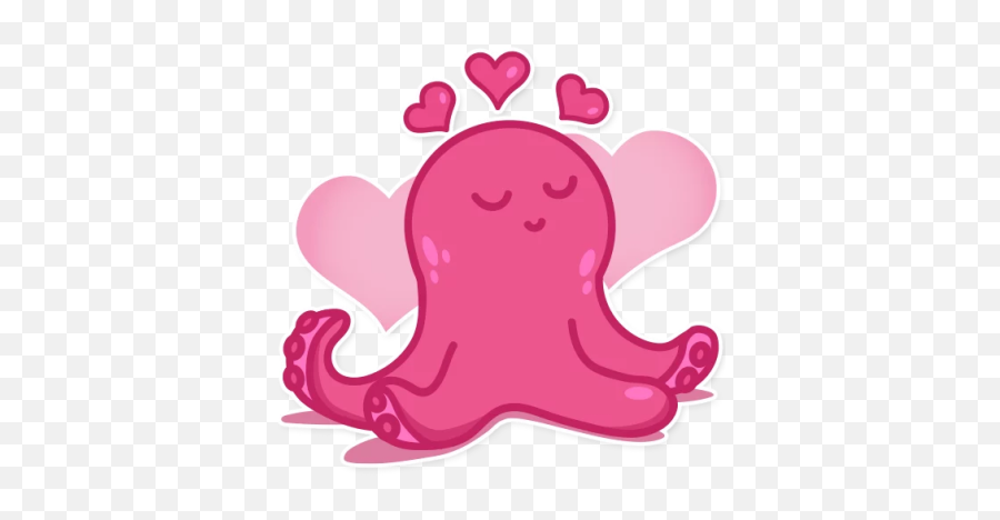 Octopus Emoji Stickers - Cartoon,Octopus Emoji