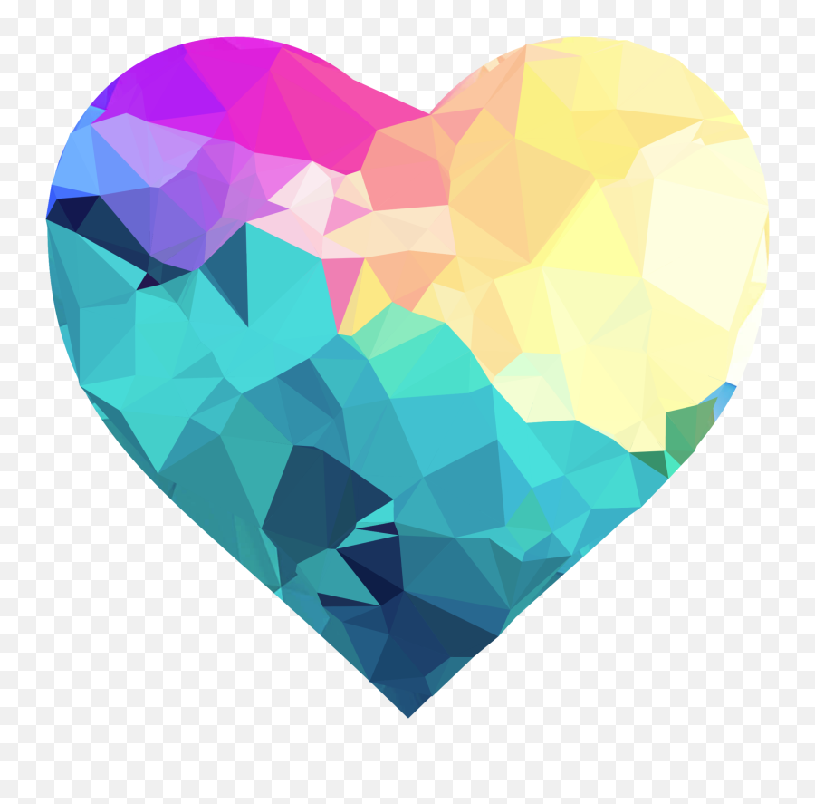 Hearts Heart Diamond Diamonds Pastels Pastel Colorful - Graphic Design Emoji,2 Diamonds Emoji