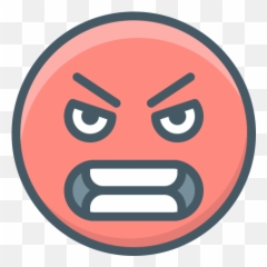 Angry Emoji Evil Face Hatred Icon - Mbo Space U8