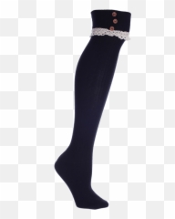 Minx Ny Lace Knee - Hockey Sock Emoji