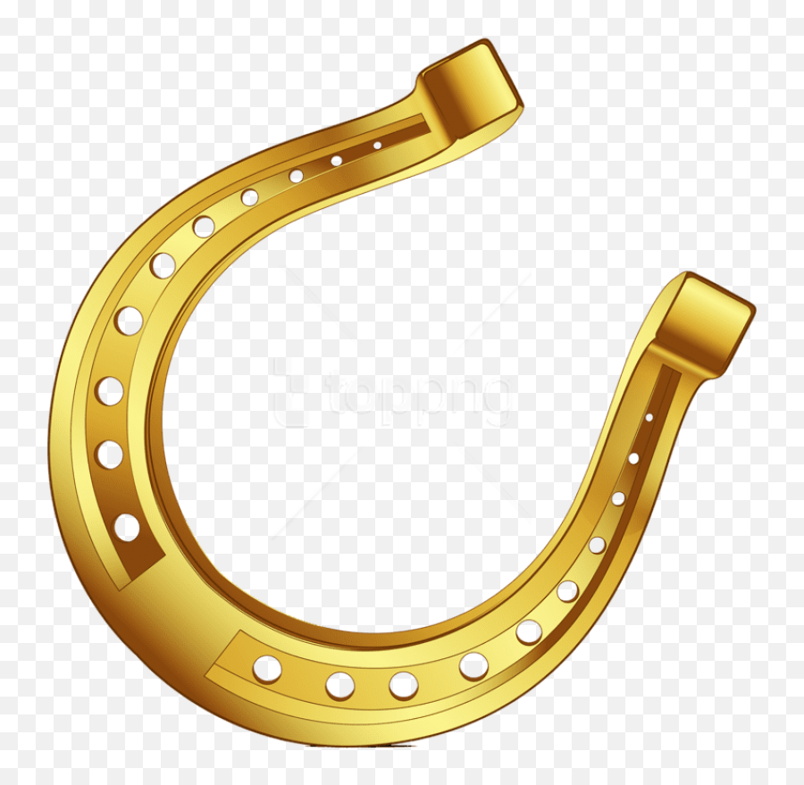 Gold Horseshoe Png - Gold Horseshoe Png Emoji,Horseshoe Emoji