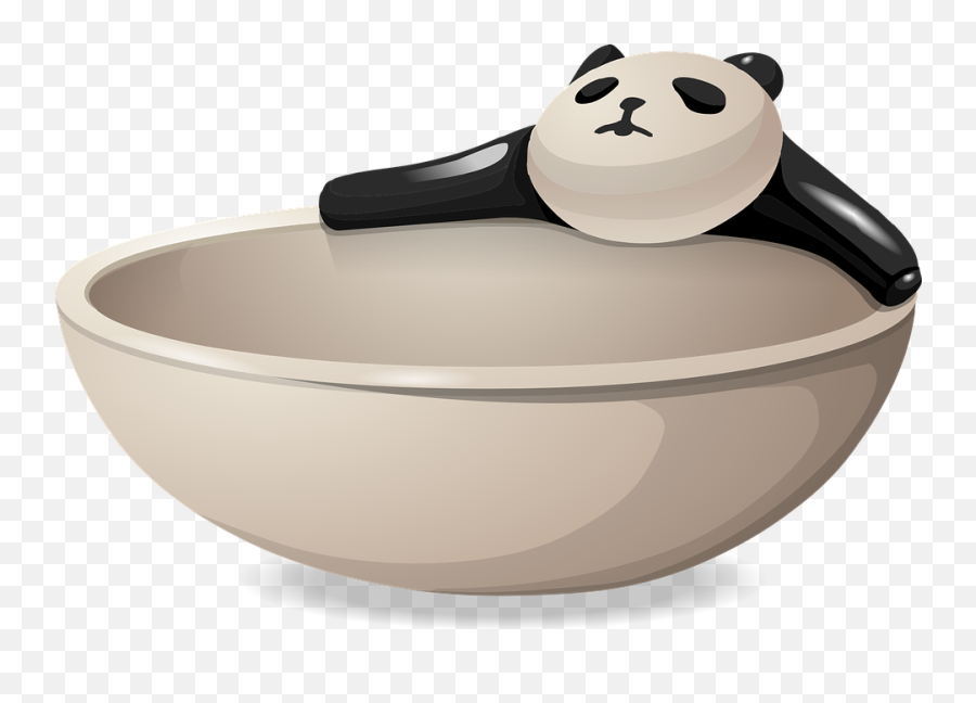 Free Panda Bear Illustrations - Bowl Animado Emoji,Shrug Emoji