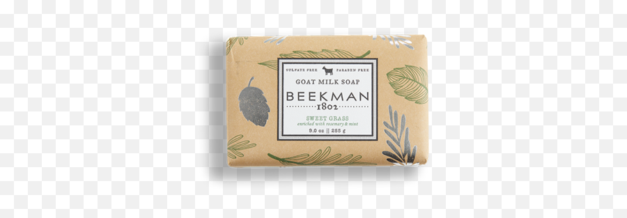 Beekman 1802 Sweet Grass Goat Milk Bar - Soap Emoji,Emoji Soaps