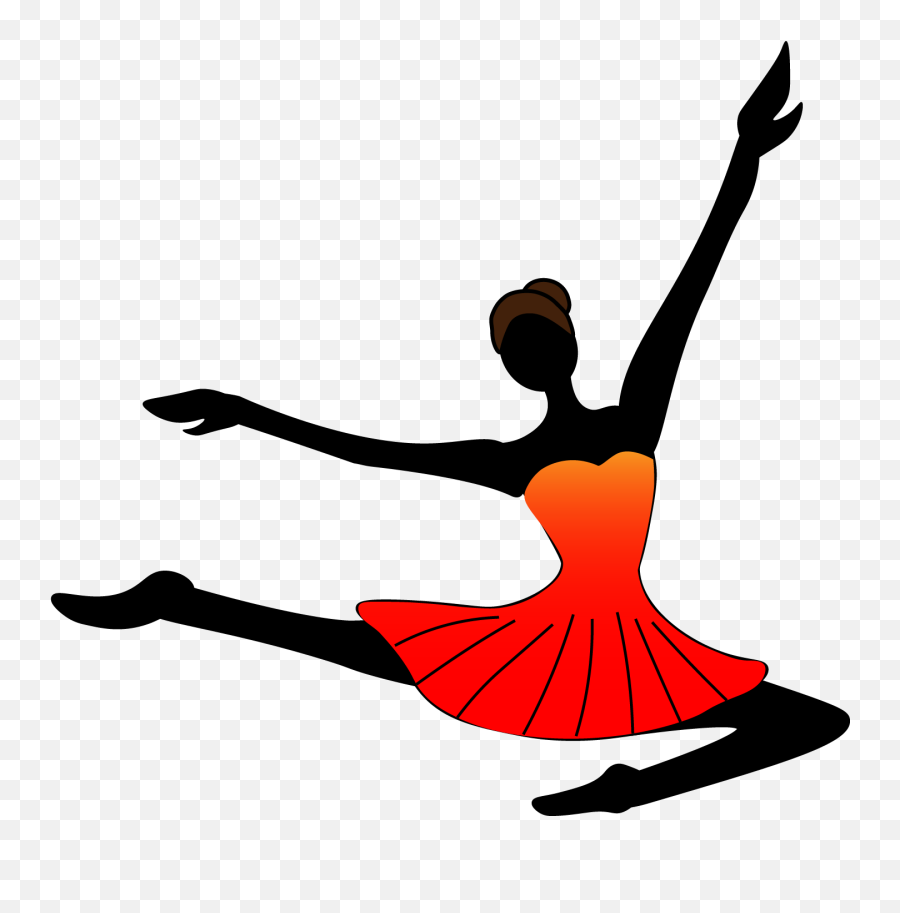Black Contemporary Dancing Girl Clipart Png Transparent - Woman Dancer Transparent Background Emoji,Dance Emoji Png