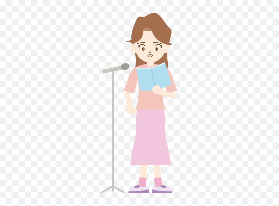 Microphone Clipart Voice Actor Microphone Voice Actor - Standing Emoji,Boy Microphone Baby Emoji