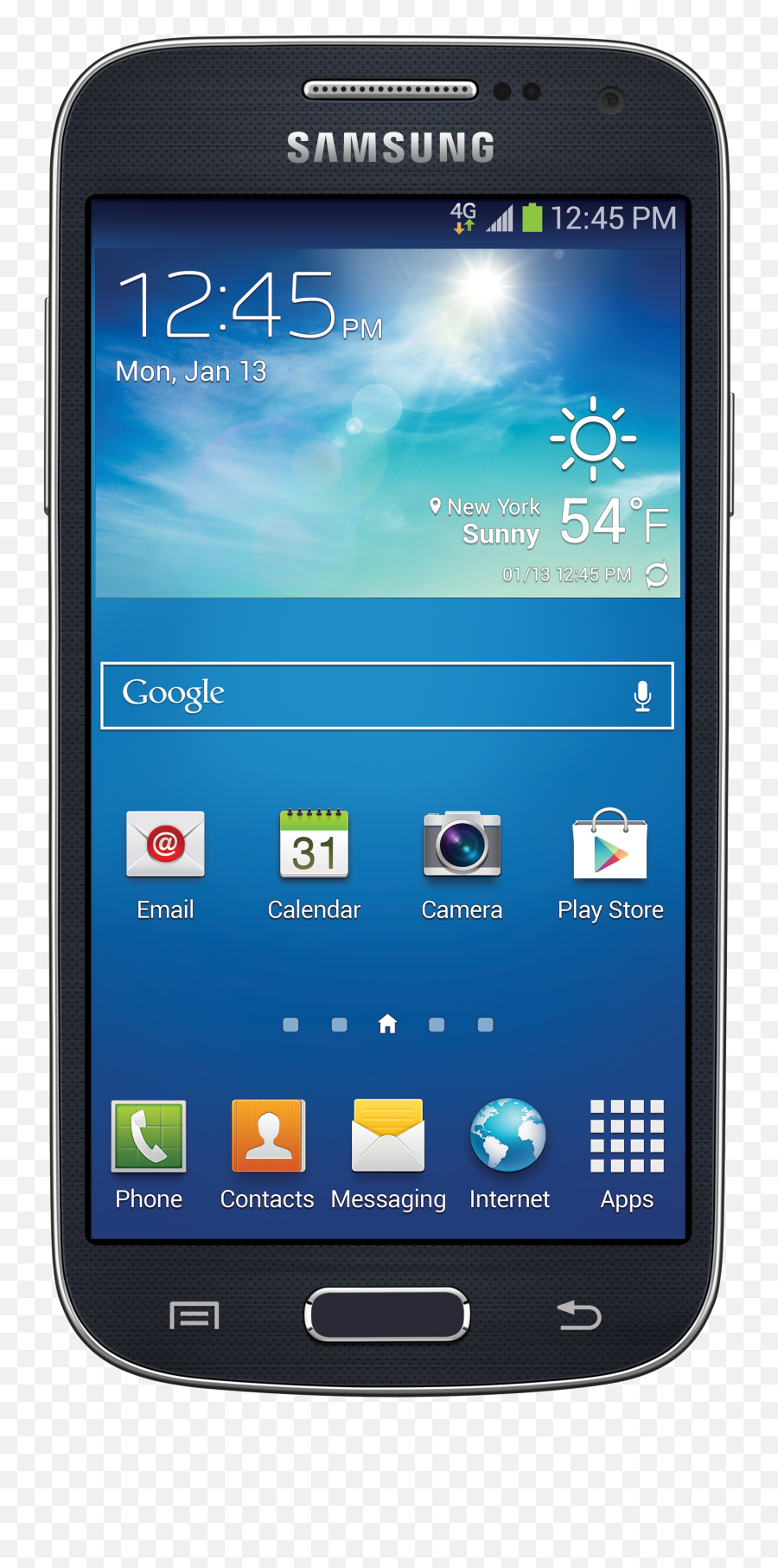Android Smartphone Png Image - Samsung Galaxy S4 Active Emoji,How To Get Iphone Emojis On Galaxy S4