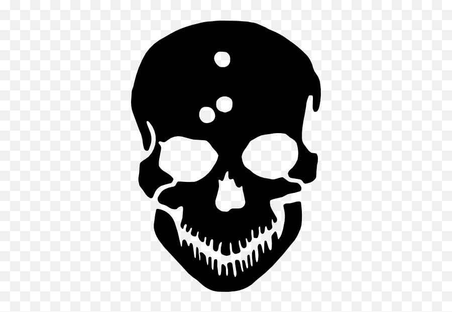 Skull Skeleton With Bullet Holes Sticker - Icon 32 32 Emoji,Skeleton Emoji