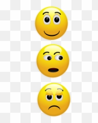 Smiley Happy Unhappy Wondering Looking - Emoji