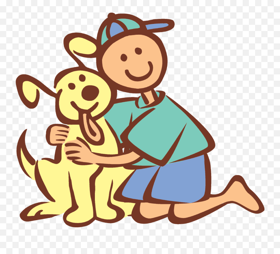 Friendship Clipart Hug Friendship Hug - Dog And Human Clipart Emoji,Group Hug Emoji