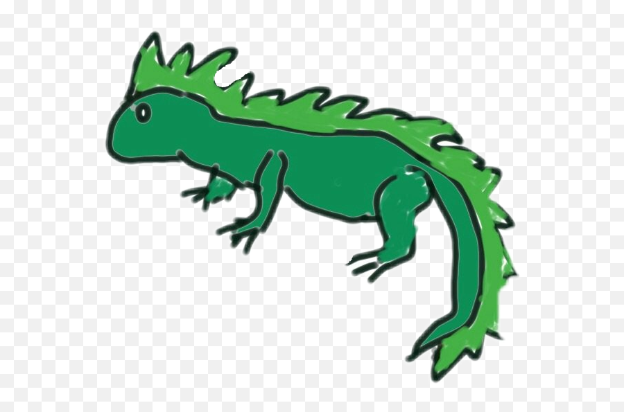 Iguana - Green Iguana Emoji,Iguana Emoji