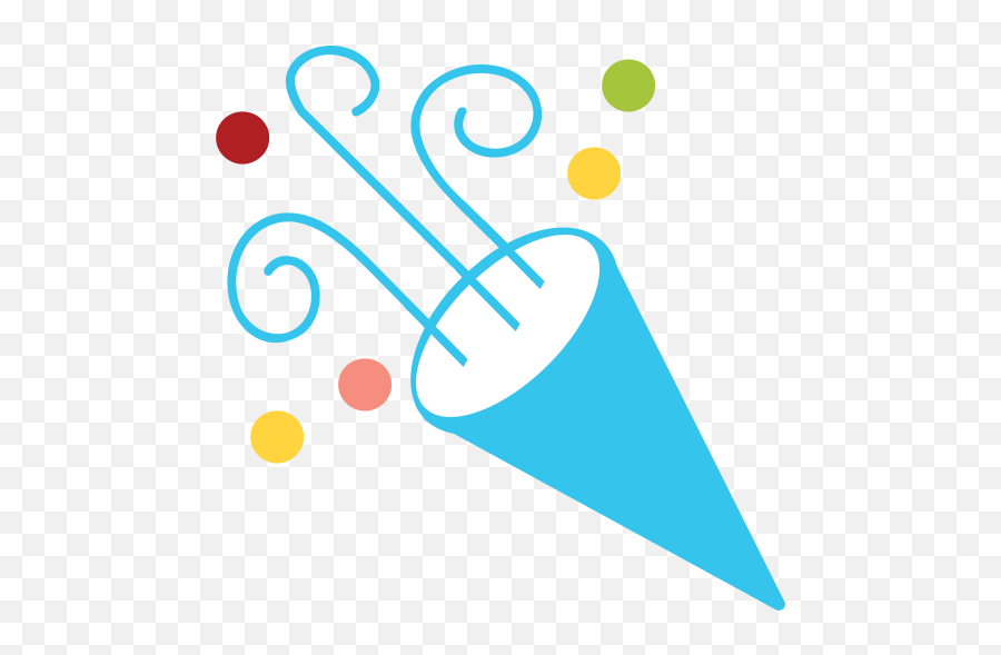 Party Horn Emoji Png Picture - Party Popper Emoji Transparent Background,Horn Emoji