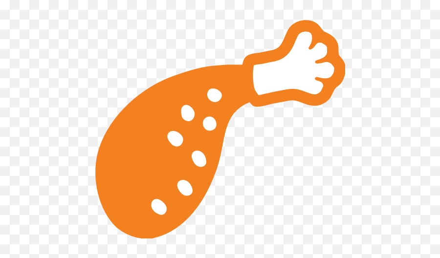 Poultry Leg Emoji For Facebook Email - Poultry Leg Emoji Google,Man Chicken Leg Emoji