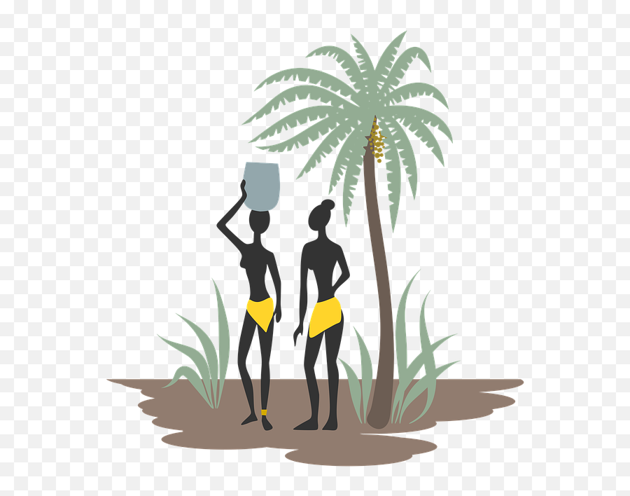 Illustration Tribal Africa - Illustration Emoji,Palm Tree Drink Emoji