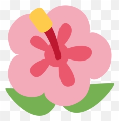 Twemoji 1f33a - Twitter Hibiscus Emoji,Butterfly Emoji