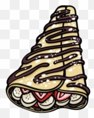 Strawberry Banana Nutella Freetoedit - Crêpe Zeichnen Emoji,Crepe Emoji