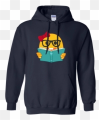 Men And Womans Emoji Nerd Bookworm T - Minimalist Dragon Ball Hoodie,Binoculars Emoji