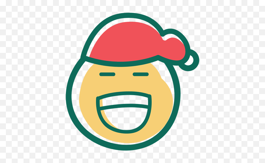 Risa De Santa Claus Sombrero Cara - Clip Art Emoji,Sombrero Emoticon
