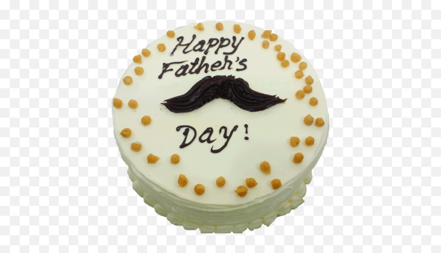 Cool Dads Moustache Butterscotch Cake - Birthday Cake Emoji,Cake With Emoji