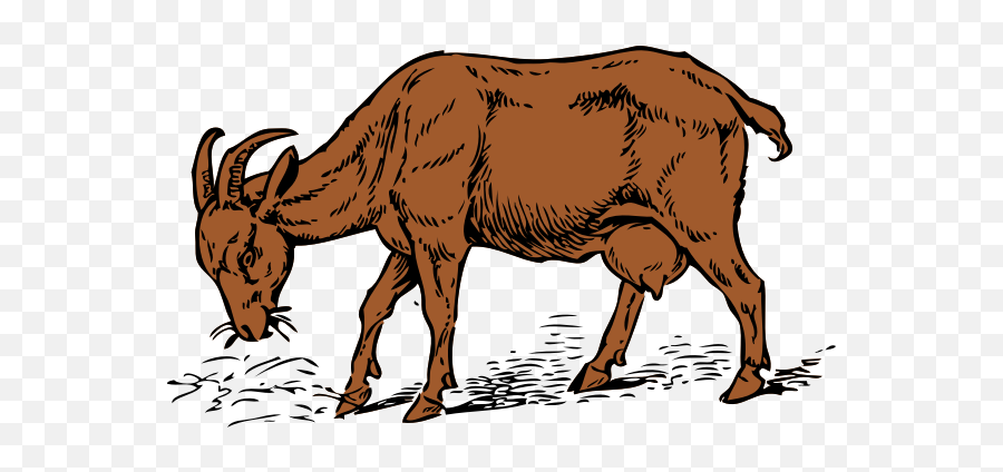 Brown Goat - Goat Clip Art Emoji,Goat Emoji Facebook