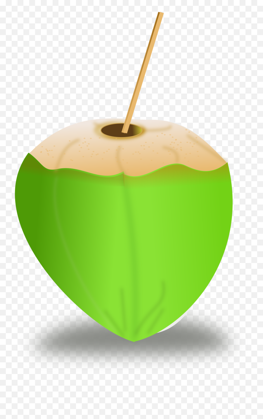Big Image - Green Coconut Clipart Png Download Full Size Cocopng Emoji,Coconut Emoji Iphone