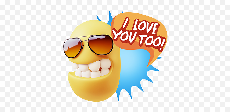 3d Love Colourful Stickers For Imessage By Pallavi Kalyanam - Clip Art Emoji,Aww Emoticons