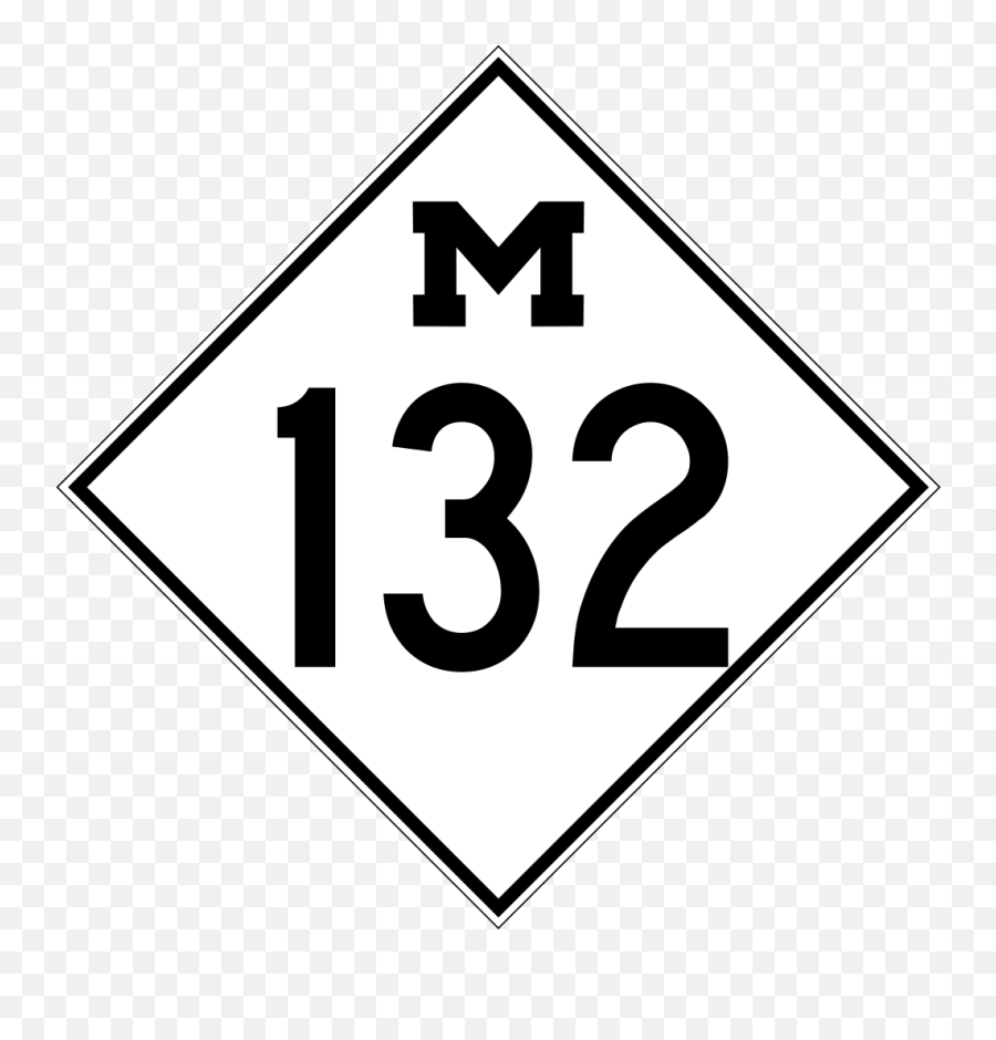 M - Michigan Interstate Symbol Emoji,Emoji Marker