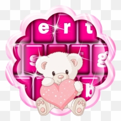 Emoji Keyboard Cute Emoticons - Clip Art,Pink Emoji Keyboard